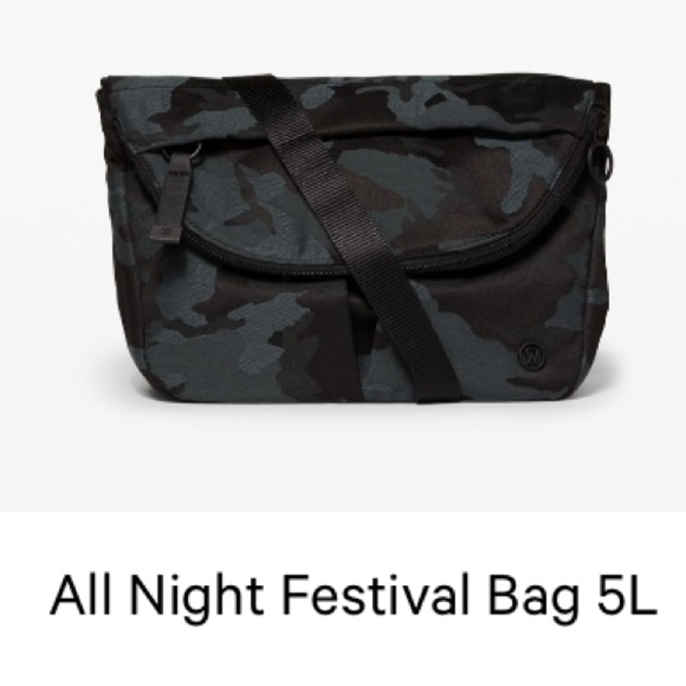 Lululemon 5L All Night Festival Bag in camo